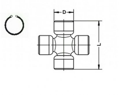 KRZYЇAK HYUNDAI GALLOPER/H1/H100/H200 LOBRO GKN (Lobro) U528