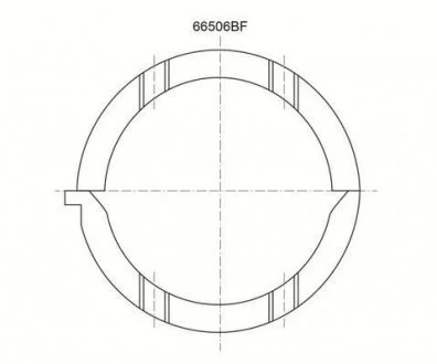 Опора колінвалу Glyco A2082STD