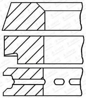 Кільце компресора GOETZE 0820700000
