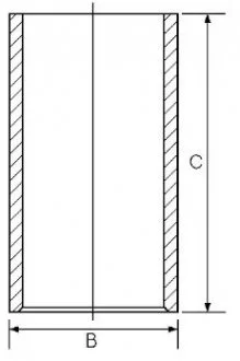 Гильза цилиндра GOETZE 1401409000