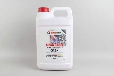 Антифриз G12+ RED (червоний) концентрат (5L) (GERMANY) GOODREM R80G12PLUS-005
