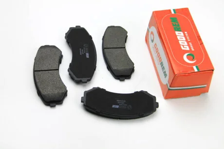 Фото гальмівні колодки перед. Mitsubishi Grandis 04-11/Pajero 90- (sumitomo) GOODREM RM1235 Гальмівні колодки перед. Mitsubishi Grandis 04-11/Pajero 90- (sumitomo) GOODREM RM1235