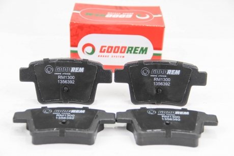 Колодки гальмівні задн. X-Type/Mondeo 00-11 GOODREM RM1300