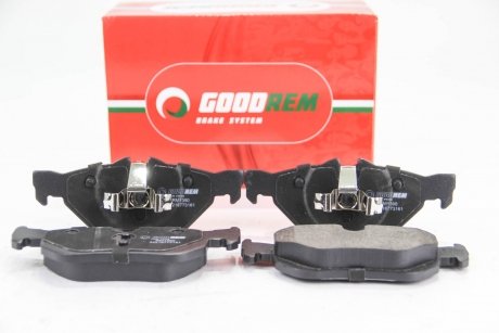 Гальмівні колодки зад. BMW 3(E90)/1(E81) 04-13 (ATE) (123x43,6x17,3) GOODREM RM1390