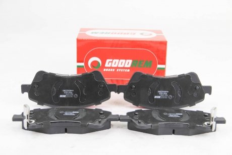 Гальмівні колодки перед. Toyota Auris 07-12 (bosch) (150,8x62,5x19,5) GOODREM RM1423
