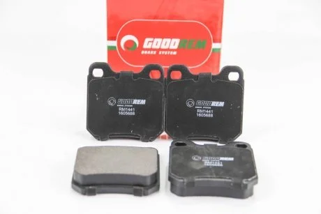 Гальмівні колодки зад. Opel Omega A 86-94 (ATE) GOODREM RM1441