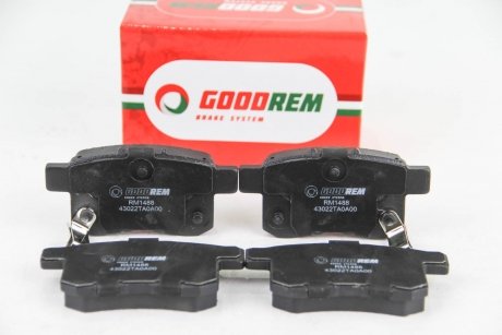 Гальмівні колодки зад. Honda Accord VIII 08- (nissin) GOODREM RM1488