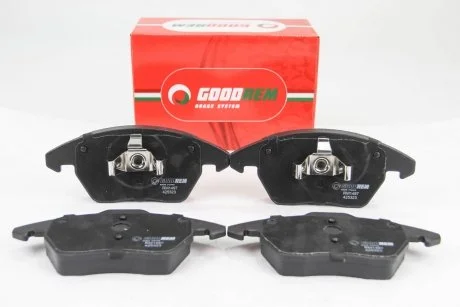 Гальмівні колодки перед. Citroen C4/Peugeot 207/208/307/308/Jetta IV 07- GOODREM RM1497