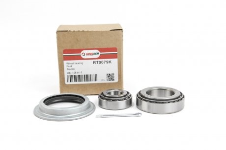 Підшипник маточини перед. Ford Transit 91-00 (+монт. к-кт) GOODREM RT0079K