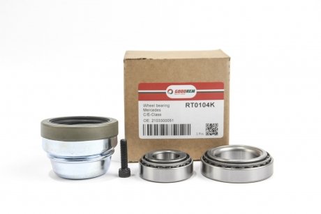 Підшипник маточини перед. MB E-class W124/W210 93-03 (+монт. к-кт) GOODREM RT0104K