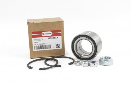 Підшипник маточини перед. VW Passat B2 /Audi 80-88 (+монт. к-кт) GOODREM RT0155K