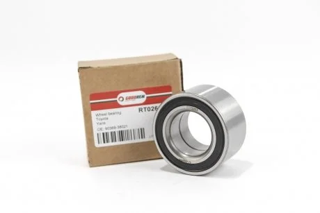 Підшипник маточини перед. Toyota Yaris 1.0-1.5 99-05 GOODREM RT0263