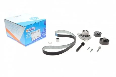 Фото комплект водяного насоса / зубчатого ремня GRAF KP758-2 Комплект водяного насоса / зубчатого ремня GRAF KP758-2