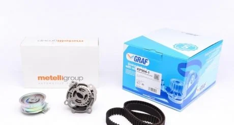 Фото насос води + комплект зубчатого ремня GRAF KP904-1 Насос води + комплект зубчатого ремня GRAF KP904-1