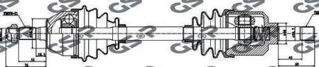 Фото шарнирный набор, приводной вал GSP 210039 Шарнирный набор, приводной вал GSP 210039