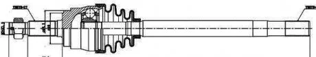 Фото 1 - привідний вал GSP 216012 Привідний вал GSP 216012 (фото 1)