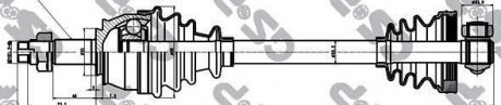 Приводной вал GSP 217082