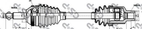 Привідний вал GSP 218004 (фото 1)