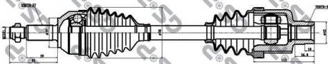 Привідний вал GSP 218005