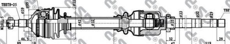 Приводной вал GSP 245108