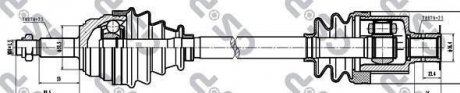 Приводной вал GSP 250007 (фото 1)