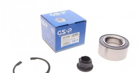 Фото підшипник маточини (комплект) GSP GK3486 Підшипник маточини (комплект) GSP GK3486