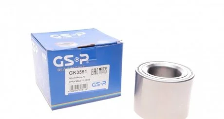 Фото підшипник маточини GSP GK3551 Підшипник маточини GSP GK3551