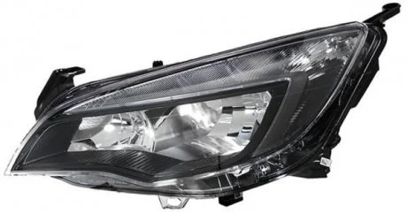 Фара основная галоген H7/H7,LED-дневн.свет,прав.Astra J 11- HELLA 1EG010011361