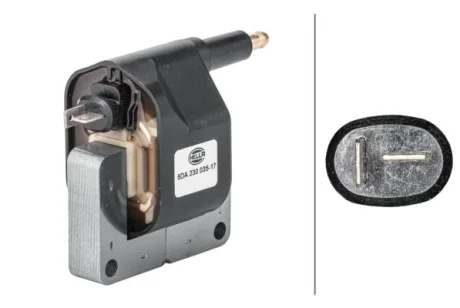 Котушка запалювання JEEP CHEROKEE, COMANCHE, GRAND CHEROKEE I, WRANGLER I 4.0 10.87-09.01 HELLA 5DA230035171