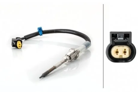 Датчик температури вихлопних газів (перед DPF) MERCEDES C (C204), C T-MODEL (S204), C (W204), CLS (C218), CLS SHOOTING BRAKE (X218), E (A207), E (C207), E T-MODEL (S212), E (W212) 2.2D/2.2DH 08.08- HELLA 6PT014495041