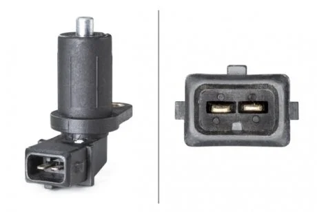 Датчик положення колінчастого вала BMW 3 (E90), 3 (E92), 3 (E93), 5 (E39), 5 (E60), 5 (E61), 6 (E63), 6 (E64), 7 (E38), 8 (E31), Z8 (E52) 3.5-5.4 11.94-10.13 HELLA 6PU009163381