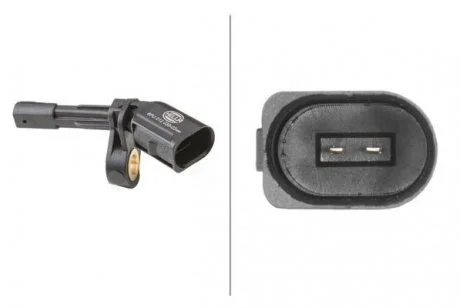 Датчик ABS задн.лів.T5, Passat 00-, SKODA Octavia 04-,Superb 08- HELLA 6PU 012 039-031