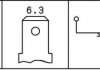 Датчик тиску оливи Croma 2.5D 87-90 HELLA 6ZL003259201 (фото 2)