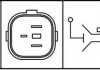 Термовыключатель вентилятора радиатора HELLA 6ZT007837071 (фото 2)