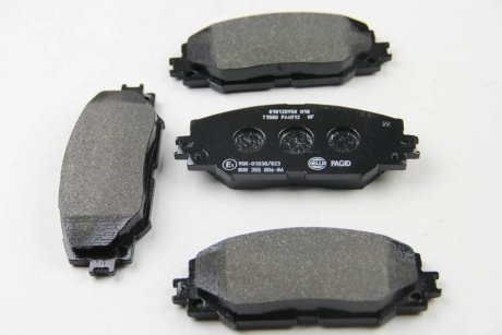 Колодки тормозные передние Auris,Corolla,RAV-4 05- HELLA 8DB355006861