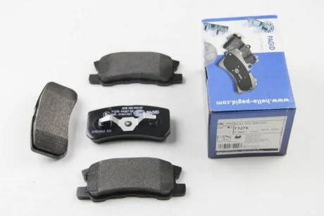 Гальмівні колодки, дискове гальмо (набір) HELLA 8DB355009691