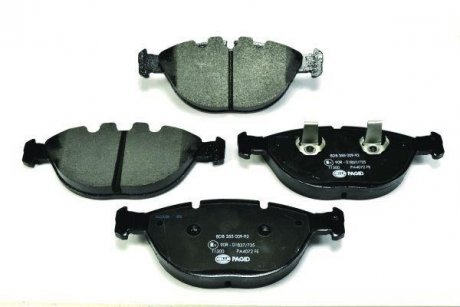 Тормозные колодки перед. BMW X5(E53) 02-06 (ATE) (193,2x79,2x20,8) HELLA 8DB355009-921