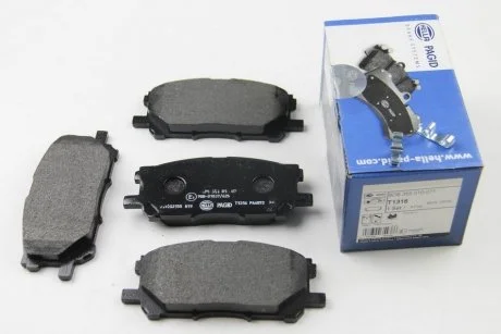 Тормозные колодки передн. Lexus RX 300 03- HELLA 8DB355010071