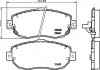 Тормозные колодки, дисковый тормоз (набор) HELLA 8DB355010151 (фото 2)