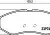 Тормозные колодки, дисковый тормоз (набор) HELLA 8DB355011251 (фото 2)