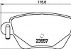 Тормозные колодки, дисковый тормоз (набор) HELLA 8DB355012211 (фото 2)