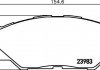 Тормозные колодки, дисковый тормоз (набор) HELLA 8DB355012241 (фото 2)