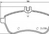 Тормозные колодки, дисковый тормоз (набор) HELLA 8DB355012601 (фото 2)
