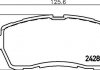 Тормозные колодки, дисковый тормоз (набор) HELLA 8DB355013211 (фото 2)