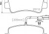 Тормозные колодки, дисковый тормоз (набор) HELLA 8DB355015301 (фото 2)