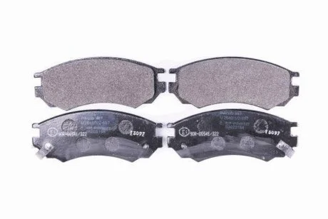 Гальмівні колодки, дискове гальмо (набір) HELLA 8DB355017061