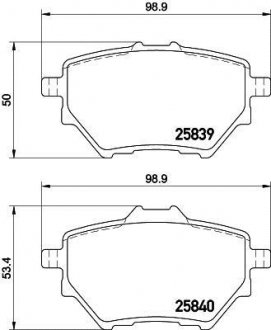 Тормозные колодки.) HELLA 8DB355020991