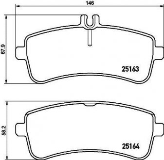 Гальмівні колодки (набір) HELLA 8DB355021521