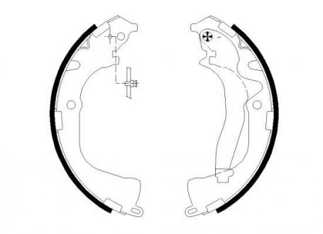 Тормозные накладки HELLA 8DB355022061