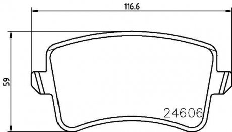 Колодки тормозн.задн.Audi A4/5,Q5 07- HELLA 8DB355025381